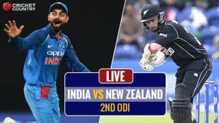 LIVE CRICKET SCORE, India vs New Zealand, 2nd ODI at Pune: IND win